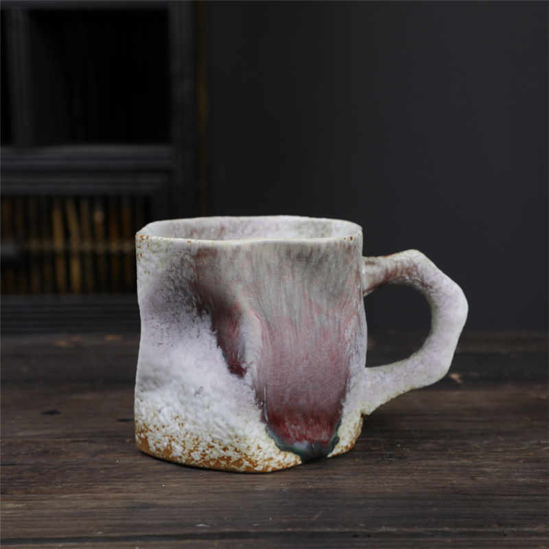 Hand magic cup kiln purple