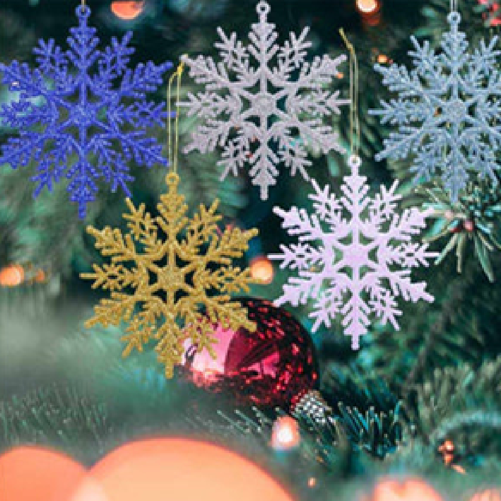 Household Fashion Personality Christmas Decoration Snowflake Slice