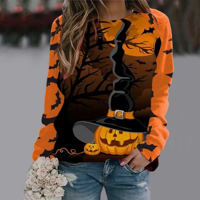 Women's Printed Long Sleeve T shirt Wxy271424 3Xl - Shop at LoveMi