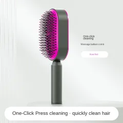 Women Fashion 3D Hair Growth Comb Hairbrush Self-Cleaning Hair Brush Self Cleaning Hair Brush For Women Massage Scalp Promote Blood Circulation Ant... - View 1
