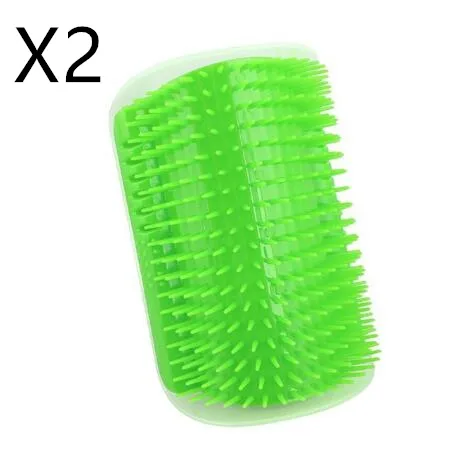Cat Self Grooming Brush Green 2Pcs - Shop at LoveMi