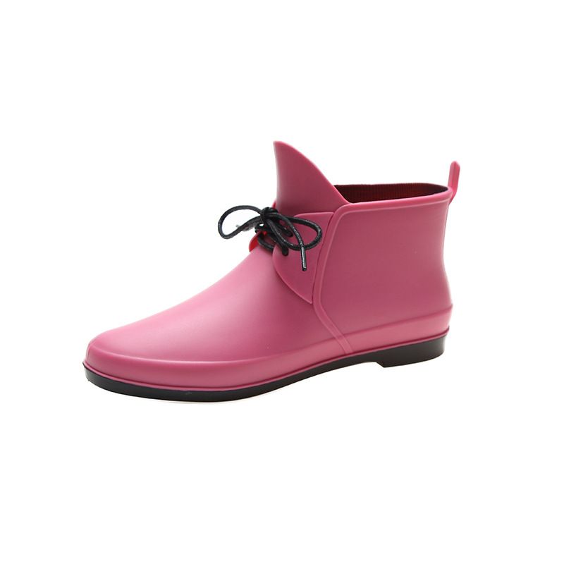 Women's Short Tube Grocery Shopping Waterproof Kitchen Rubber Shoes