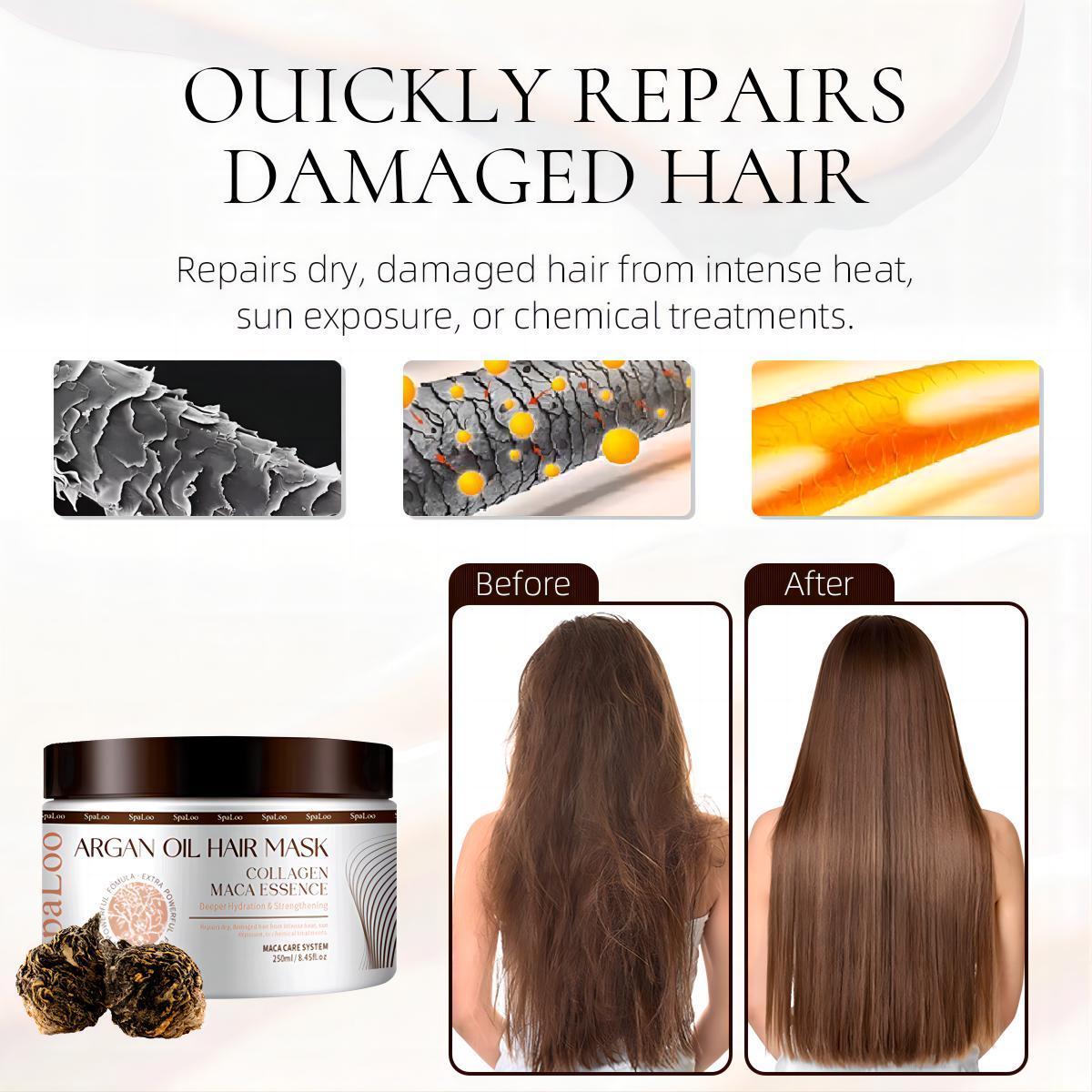 Moisturizing Argan Oil Hair Mask And Deep Conditioner For Dry Or Damaged Hair 17