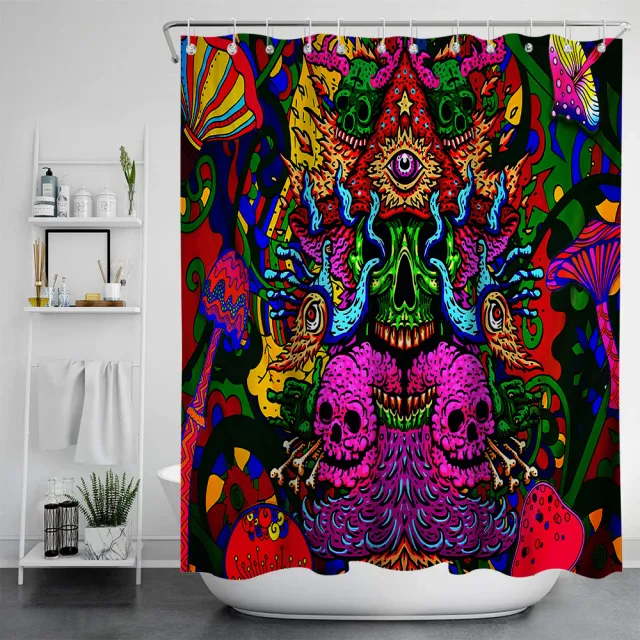 Digital Print free Bathroom Curtain Yllhfk04 - Shop at LoveMi