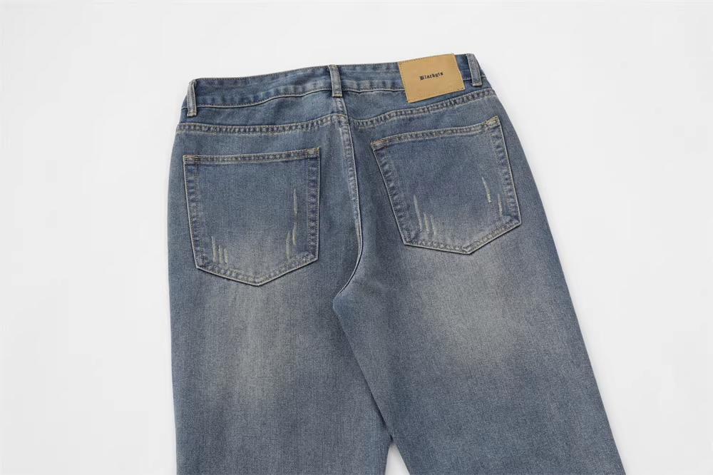 Title 11, Herren Jeans mit Reißverschluss-Schlitz Vibe Hi...