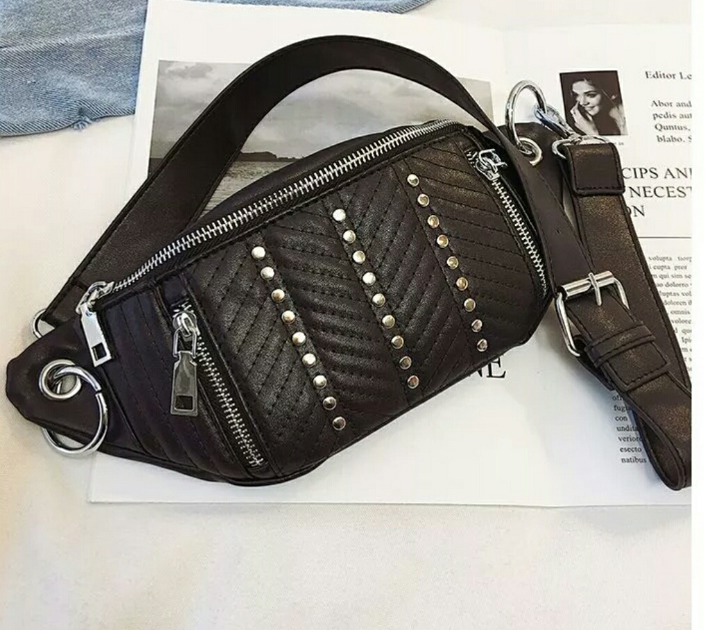 New Fashion Ladies Simple Zipper Chest Bag