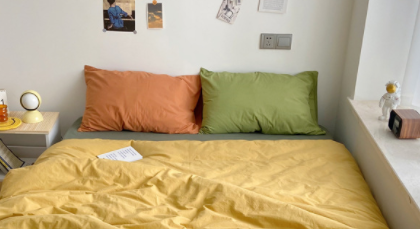 Yellow green Pillowcases