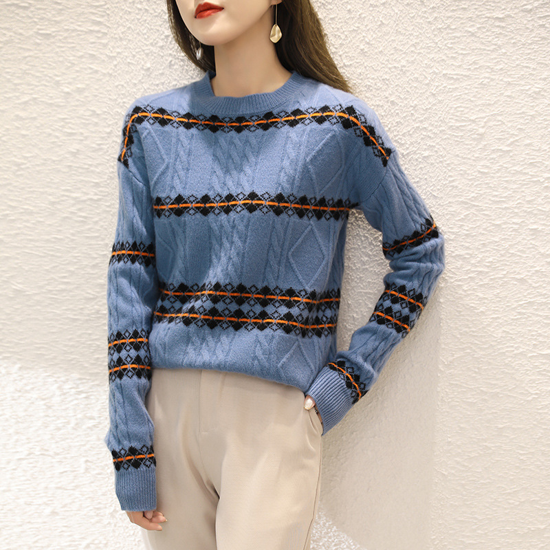 Title 4, New Autumn And Winter Pure Color Wool Sweater ...