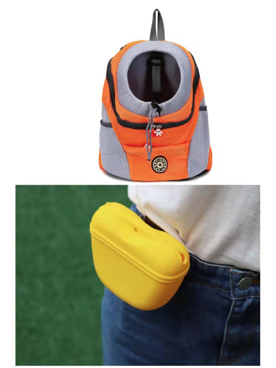 Yello supplie and orangebag l