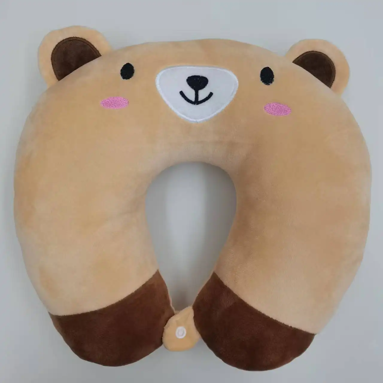 Cute Light Brown Bear U Shaped Travel