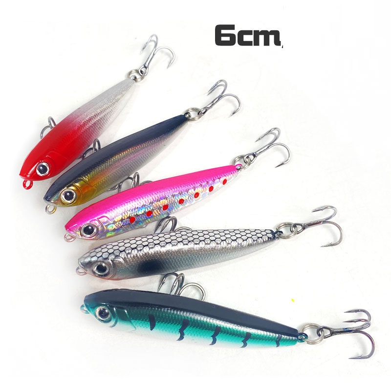 Title 4, Blade Pencil Black Nickel Treble Hook Floating ...