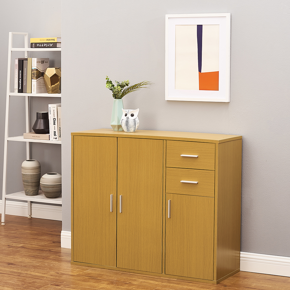 Modern Display Cabinet Cupboard Unit Sideboard Buffet Living Room Furniture — image 4
