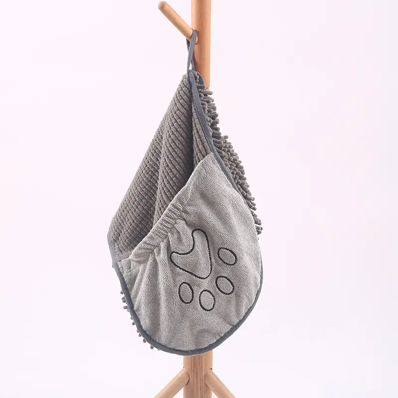 Pet Scrubbing Towel For Cats And Gloved