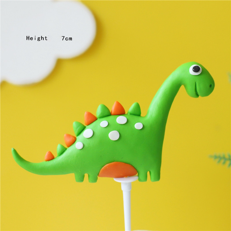 Title 1, Baking cake decoration pottery dinosaur baby doll