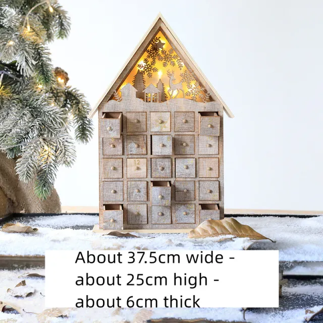 Christmas decoration wooden calendar 4Style - Shop at LoveMi