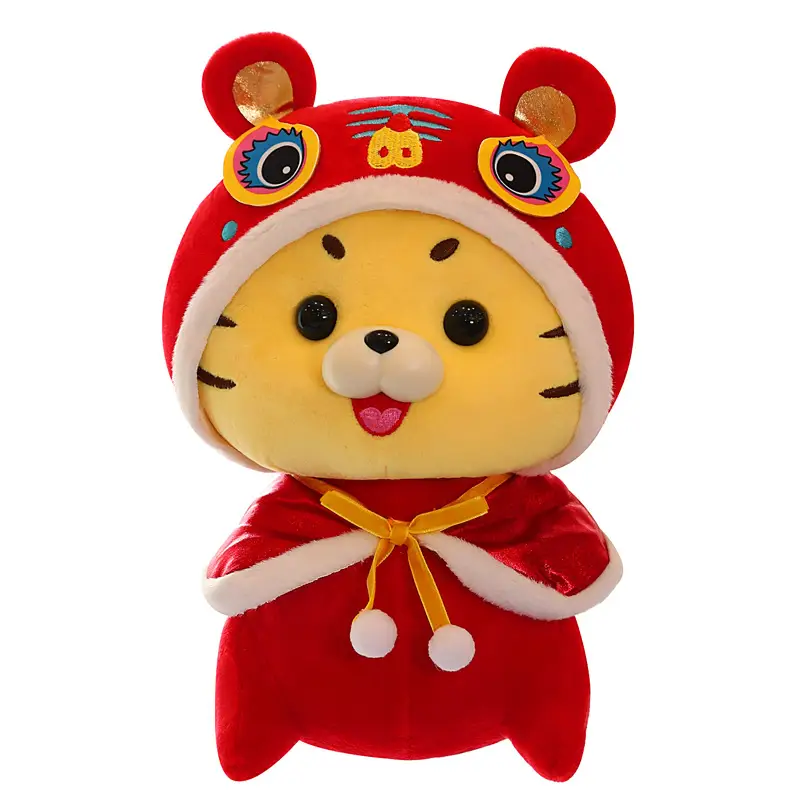 Chinese Style Baby Mascot Doll Little Tiger Plush Toy Fabric Tiger