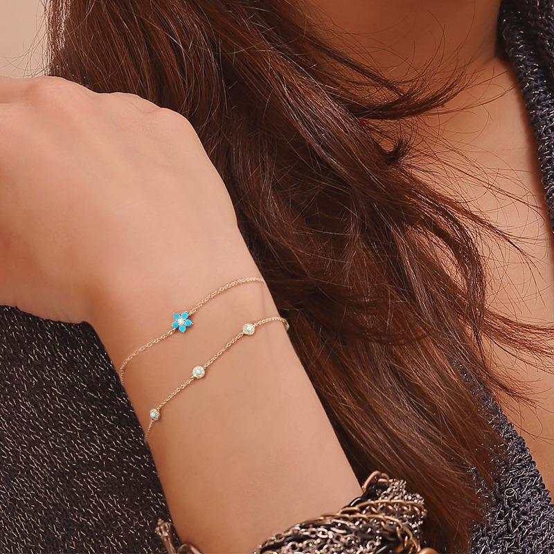 Women's Fashion Versatile Sterling Silver Bracelet