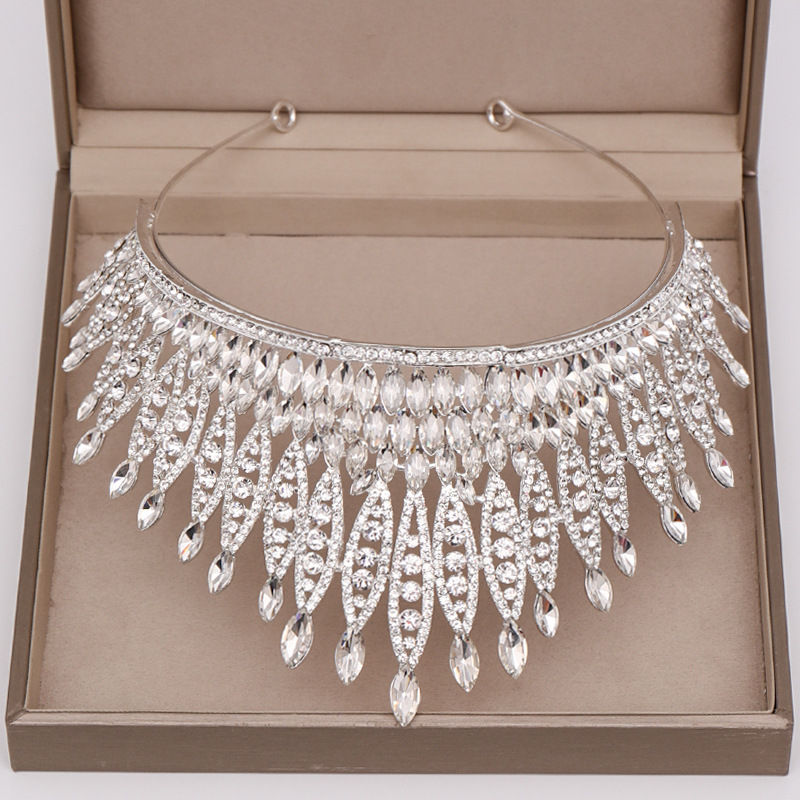 Fashion Women's Alloy Crystal Crown Headwear