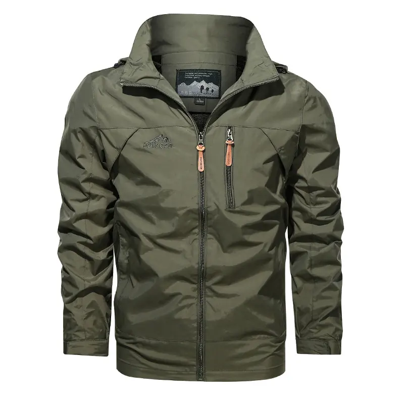 New Style Plus Size Jacket Men's Outdoor Hooded Jackets