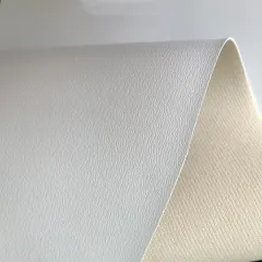 PVC Special Artificial Leather Fabric - 0.4Mm White - View 1