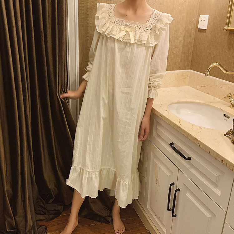 Title 4, Sweet Lace Square Neck Homewear Nightdress