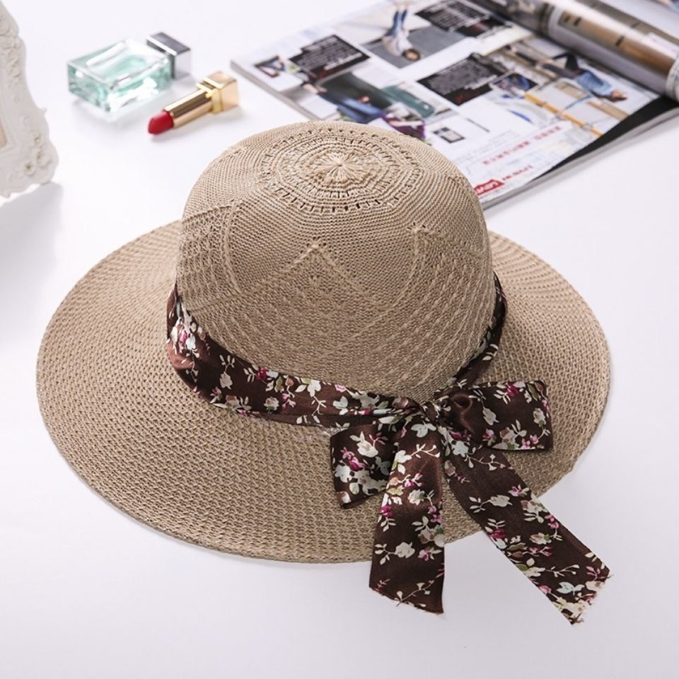 Ribbon hat khaki