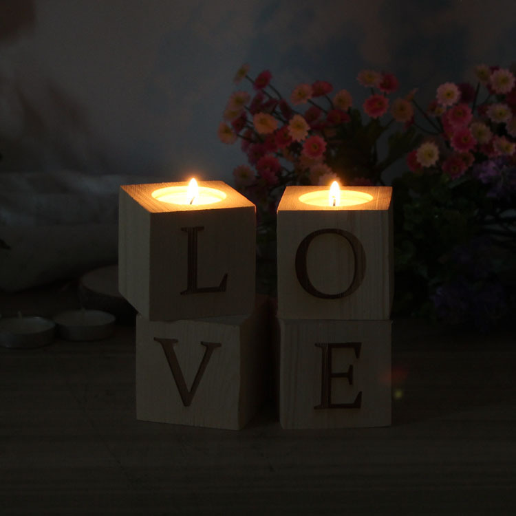 Simple Modern Romantic Creative Gift Candlestick - 2