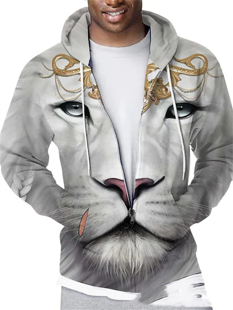 Men's Casual Versatile Handsome Hooded Jacket