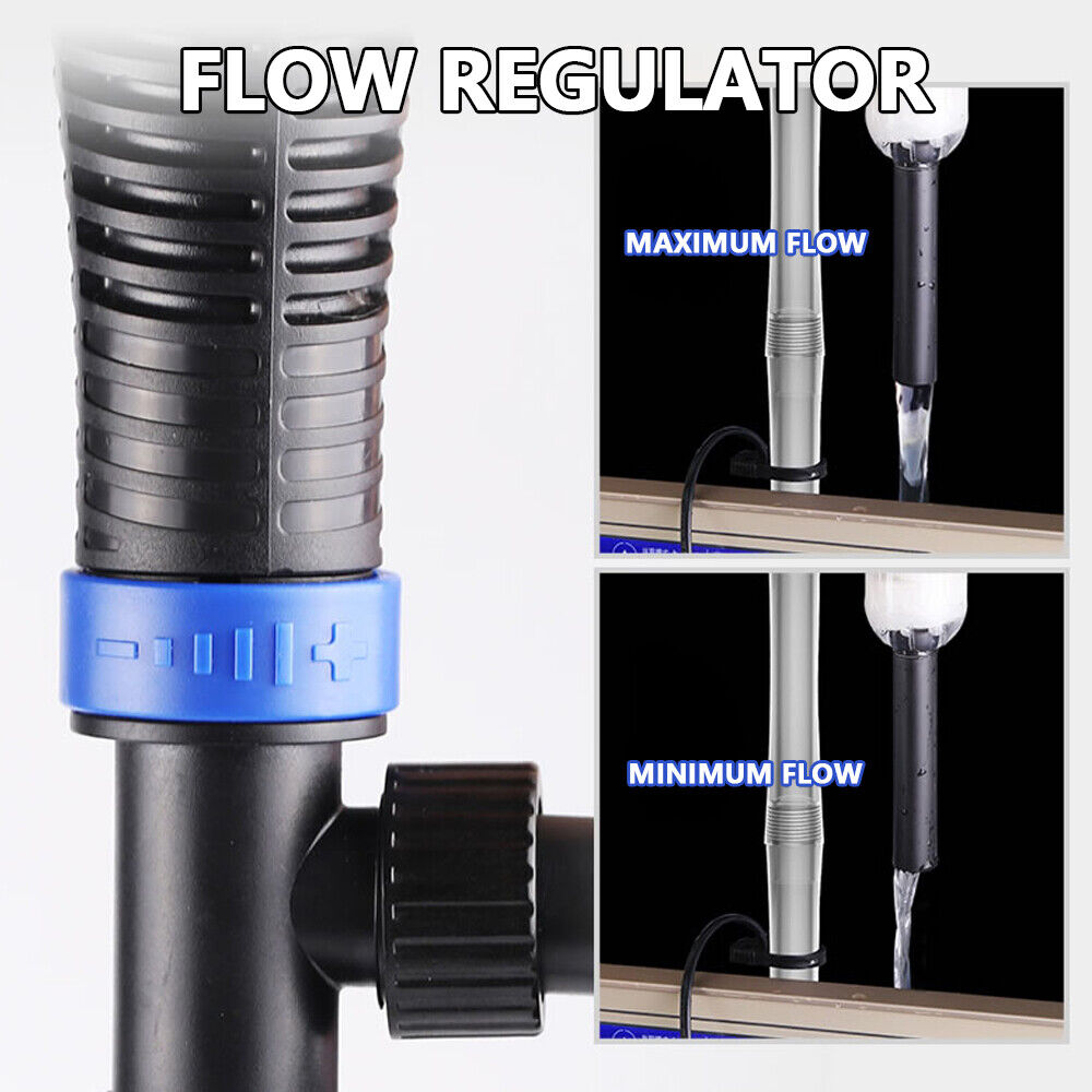 Pompe de nettoyage d'aquarium, pompe de changement de siphon, filtre à eau – Image 2
