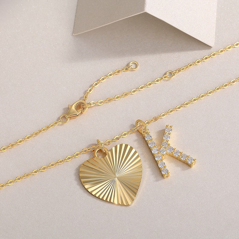 1Heart Secret - A Fashionable And Trendy Necklace Pendant Diamond Jewelry Necklace Set With 1-carat Moissanite S925 Sterling Silver And Gold Plating Prohibit TikTok sales - Image 5