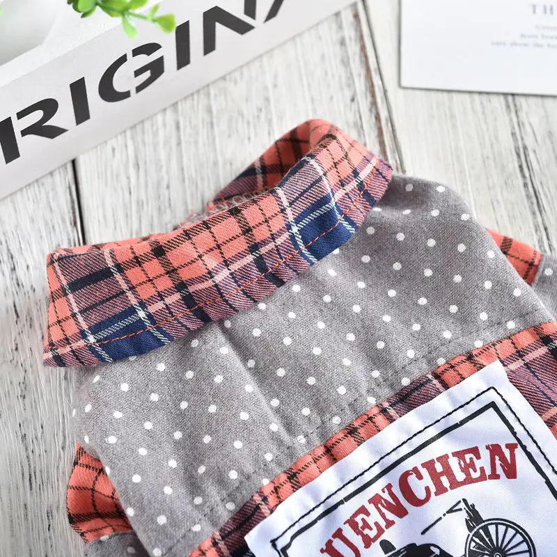 Pet Dog Clothes Spring And Summer Shirt Small Dog Print