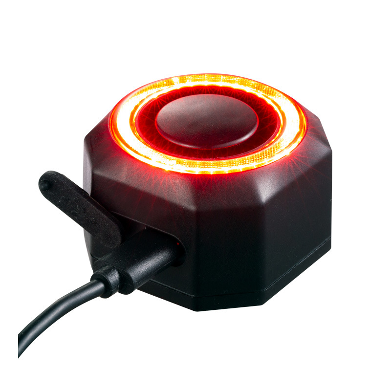 Bicycle Smart Taillight Anti-theft Alarm Brake Warning Light Lithium Battery Charging Multifunctional Version — foto 3