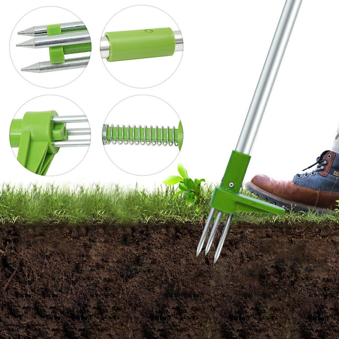 Weed Puller Weeder Twister Twist Pull Claw Garden Lawn Root Killer Remover Tool — image 8