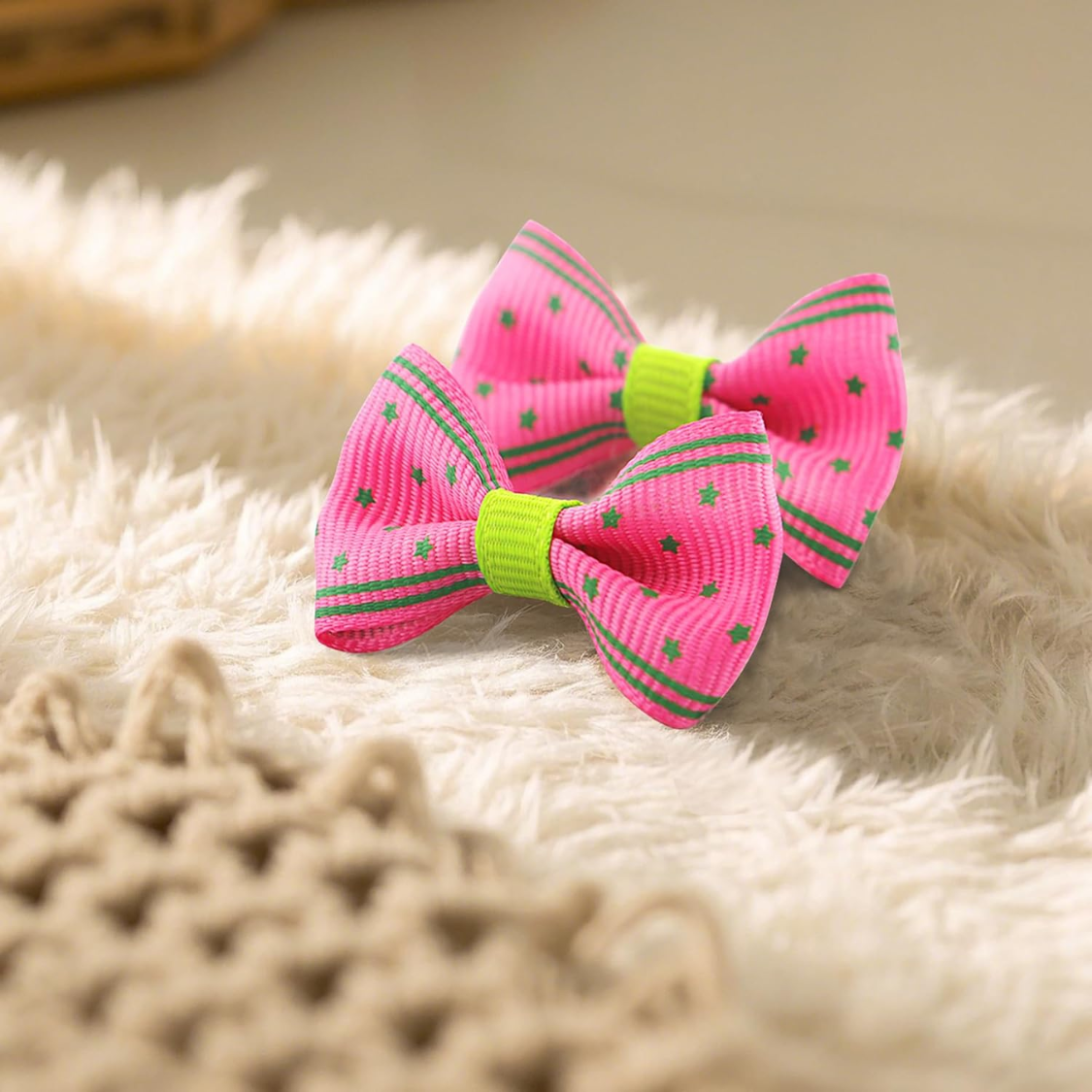 Dog Hair Bows Small Puppy Clips For Pet Grooming Accessories Doggy Gifts 60Pcs — foto 2