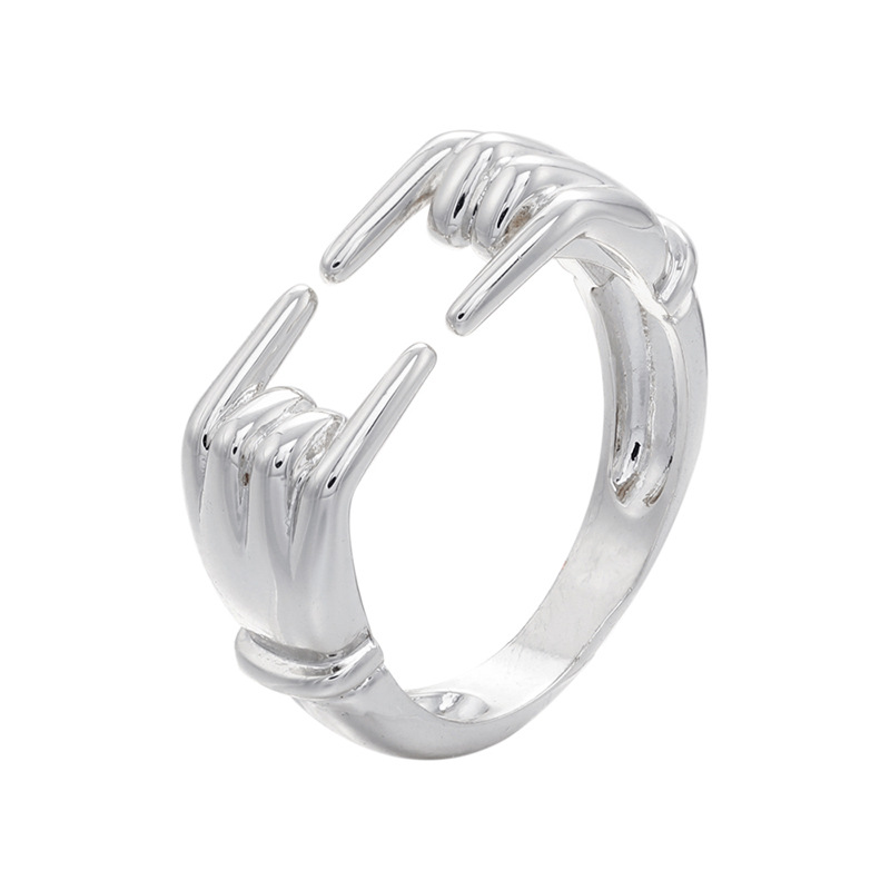 Title 1, Smooth Finger Shaped Ring Hug Jewelry Comfortab...