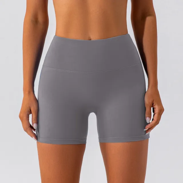 Hip Lifting Running Fitness Shorts With Tight Fit Grey - Shop at LoveMi