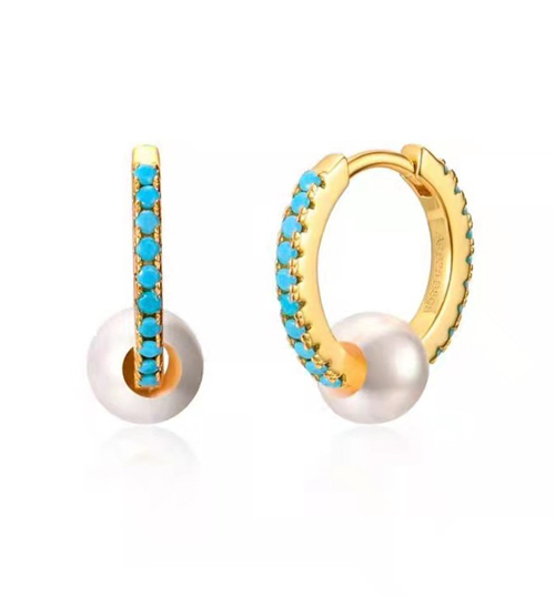 Personalized Solid Color Dual-use Short Earrings