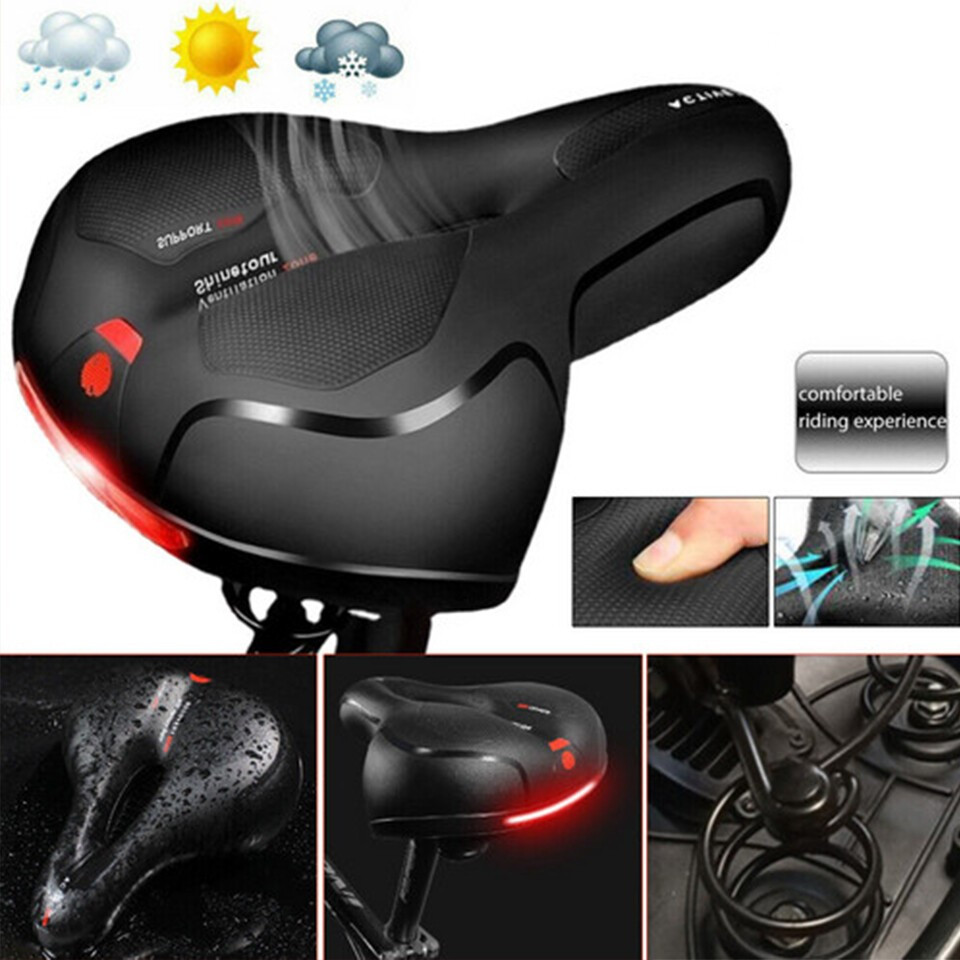 Super Soft Comfy Gel Big Bum Bike Saddle Seat Mountain Sport Road Bicycle UK — image 3