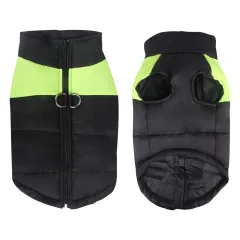 Winter Warm Pet Dog Clothes Thicken Pullover For Small Large Dogs Sweatshirt Puppy Down Jacket French For Dog Clothes - Fluorescent Green - View 1