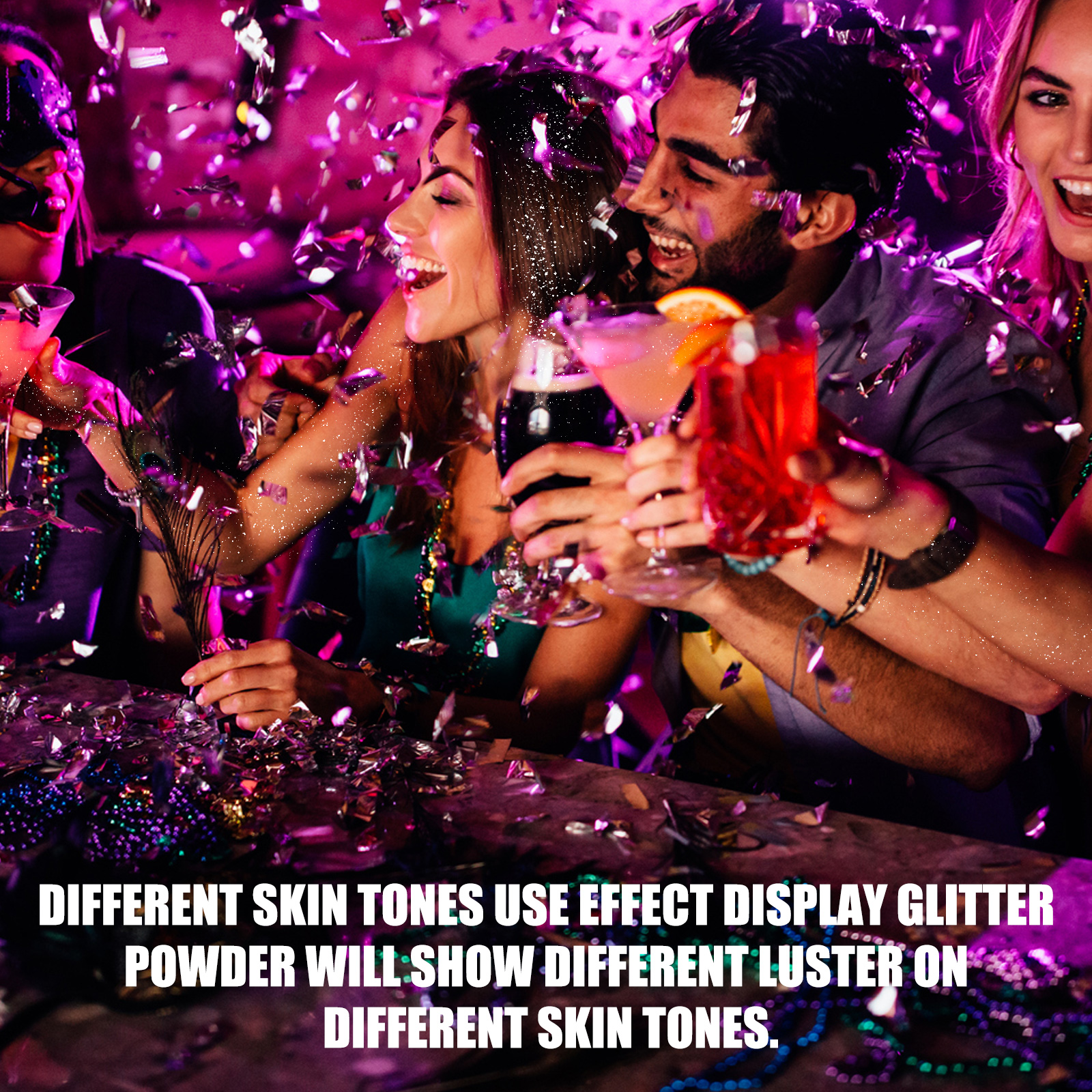 Shiny Glitter Spray, Body Hair Clothes Highlight: Shimmer Spray For Halloween Club Party, Long Lasting Sparkle Glitter For Skin Outfits