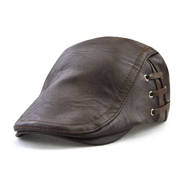 New Personalized Perforated Tie Hat Dark Coffee - Shop at LoveMi