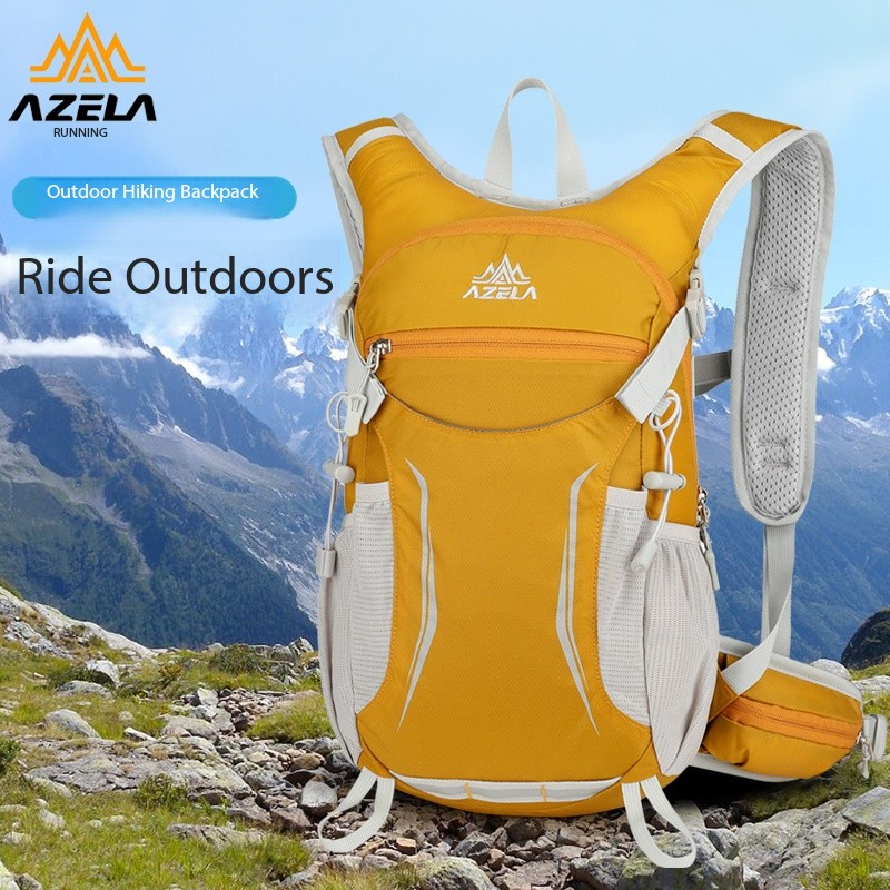 AZELA Lightweight Hydration Backpack, Breathable Mesh Outdoor Sports Backpack With Multiple Compartments For Trail Running, Hiking, Cycling