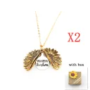 Gold With Box 2Pcs