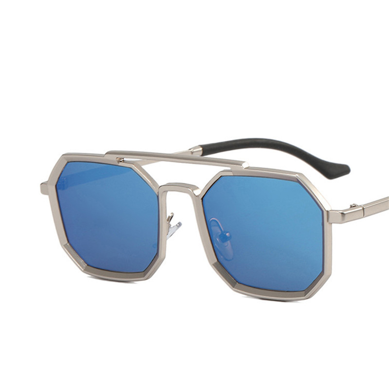 Title 11, Ins Retro Polygonal Double Bridge Sunglasses