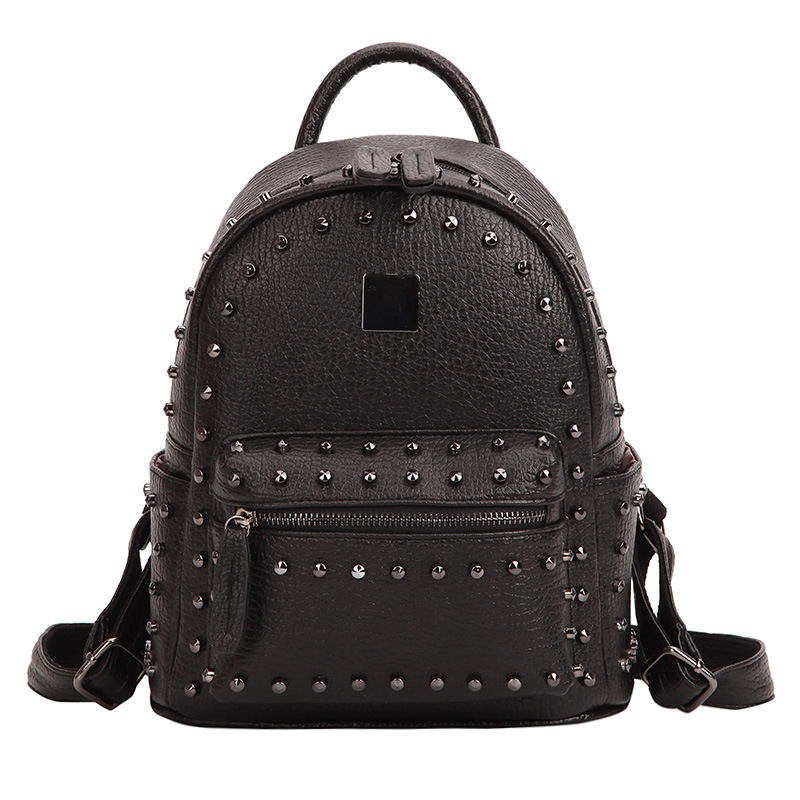 Title 6, Damen Rucksack klein mit Nieten, vielseitig und...