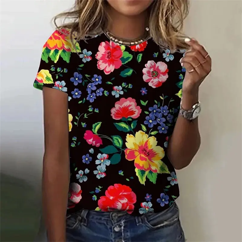 Product New Casual Versatile Highquality Shortsleeve Roundneck Tshirt