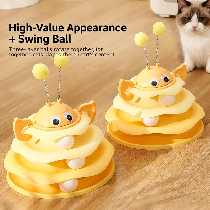 Cat Toys, Little Bees, Unbreakable Dolls, Cat Turntable Balls, Kittens, Kittens, Self-entertainment And Boredom, Pet Cat Toys, Cat Toys And Supplies