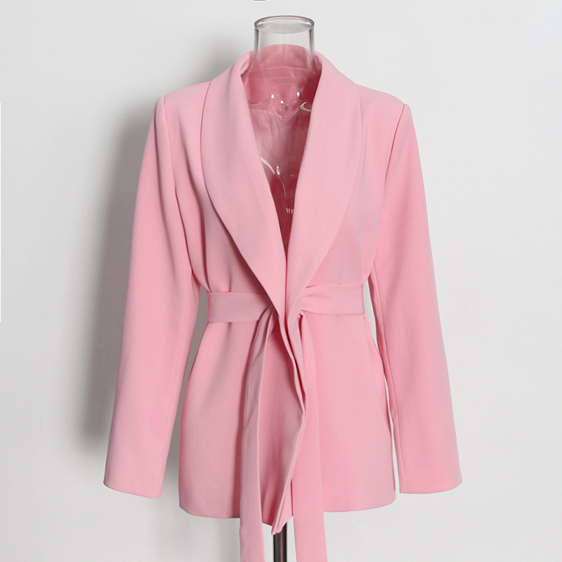 White Suit Suit Elite Temperament Commuter Fashion Design Sense Wide Leg Pants Two Piece Suit