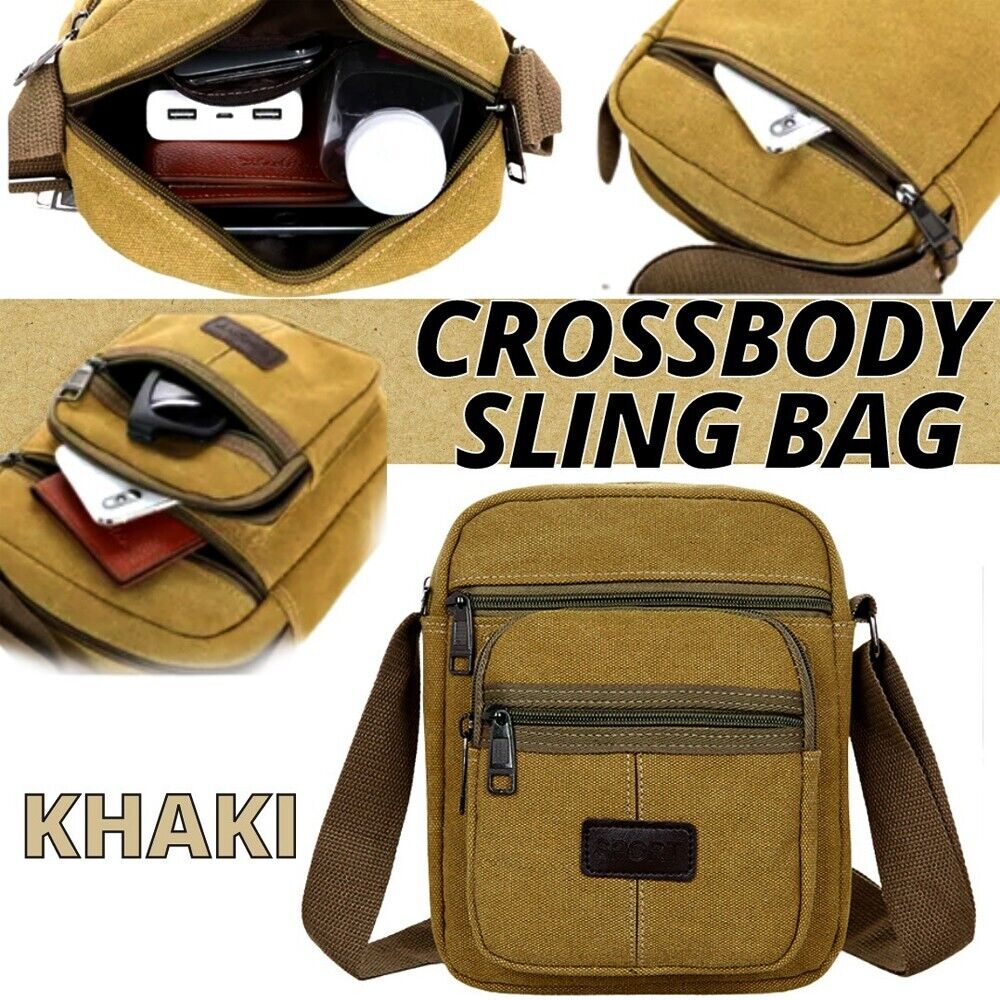 Men's Canvas Messenger Shoulder Bag. we ship only inside the US, USPS First Class Package 2 Day Handling , 2-5 Day Shipping. Retro Vintage Crossbody Bag Canvas Bags Casual Shoulder Satchel Handbag Pouch Messenger Bags for Men & Women by KTATMARKETING Want