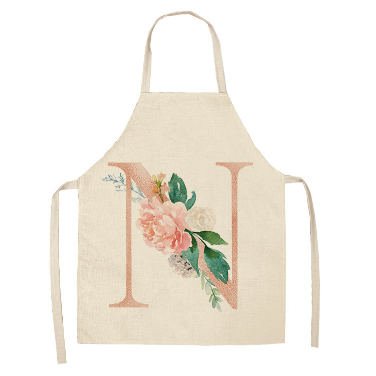 Title 11, Letter series cotton and linen apron